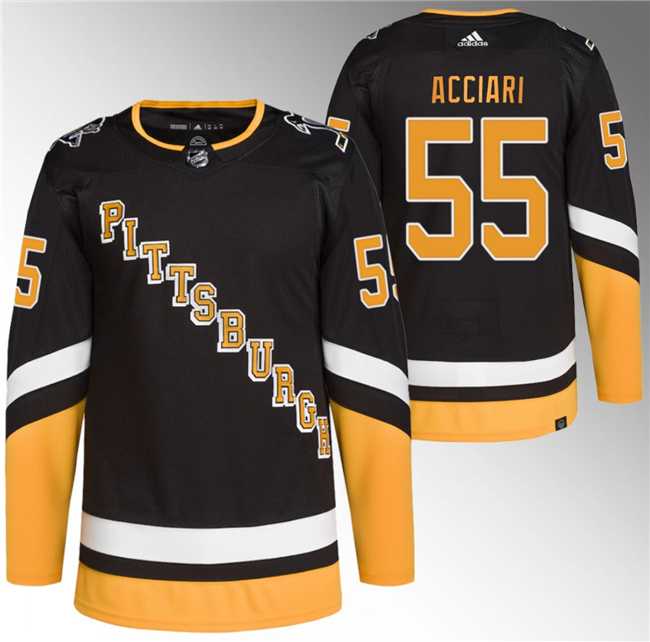 Men's Pittsburgh Penguins #55 Noel Acciari Black 2021-22 Alternate Primegreen Stitched Jersey,We sell and wholesale Men's Pittsburgh Penguins #55 Noel Acciari Black 2021-22 Alternate Primegreen Stitched Jersey on line form chian!